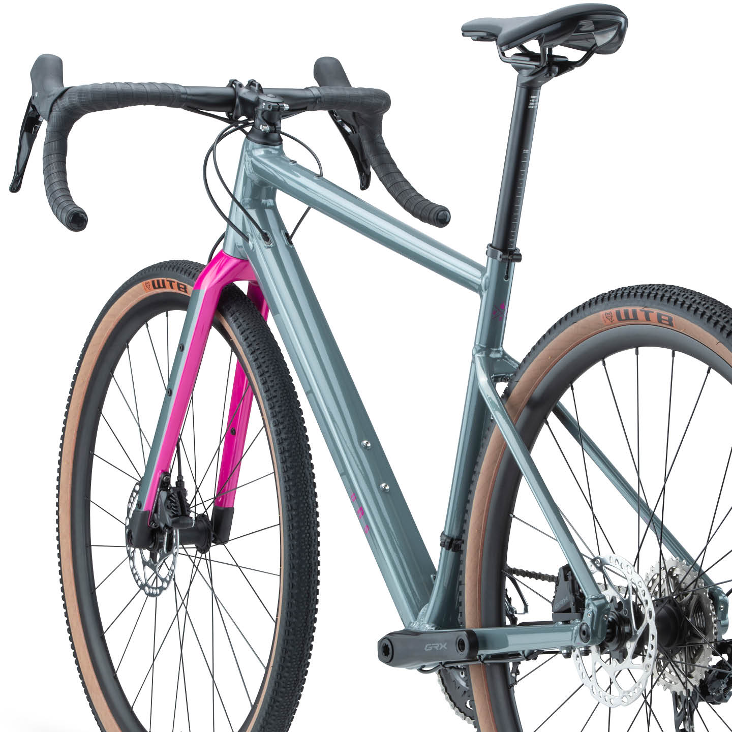 BMC URS AL THREE Gravel Bike Metallic Grey Green / Fuchsia – BMC ...